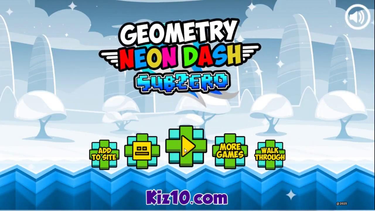 Geometry Neon Dash Subzero - Master the Ultimate Neon Challenge
